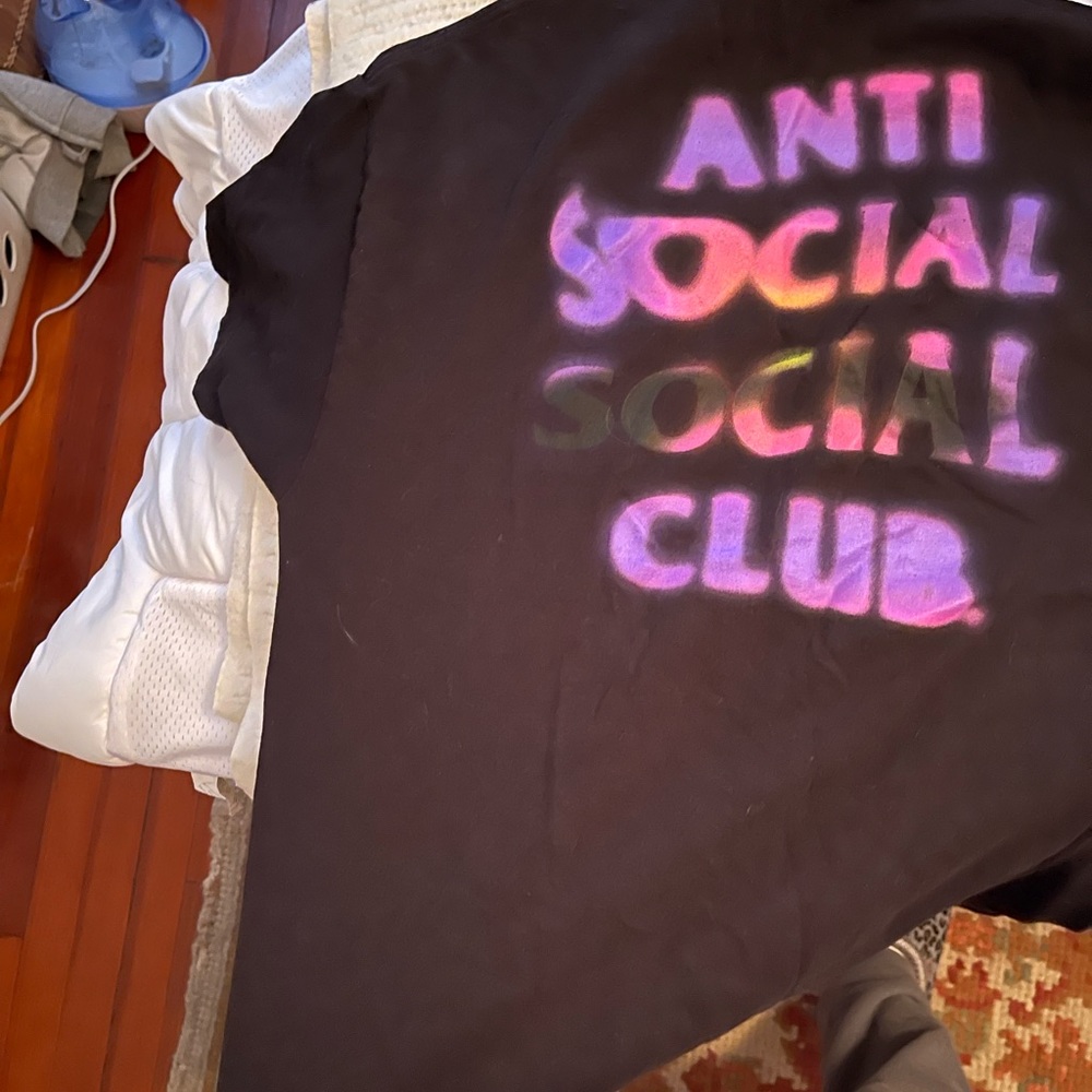 Black short sleeves anti social social club